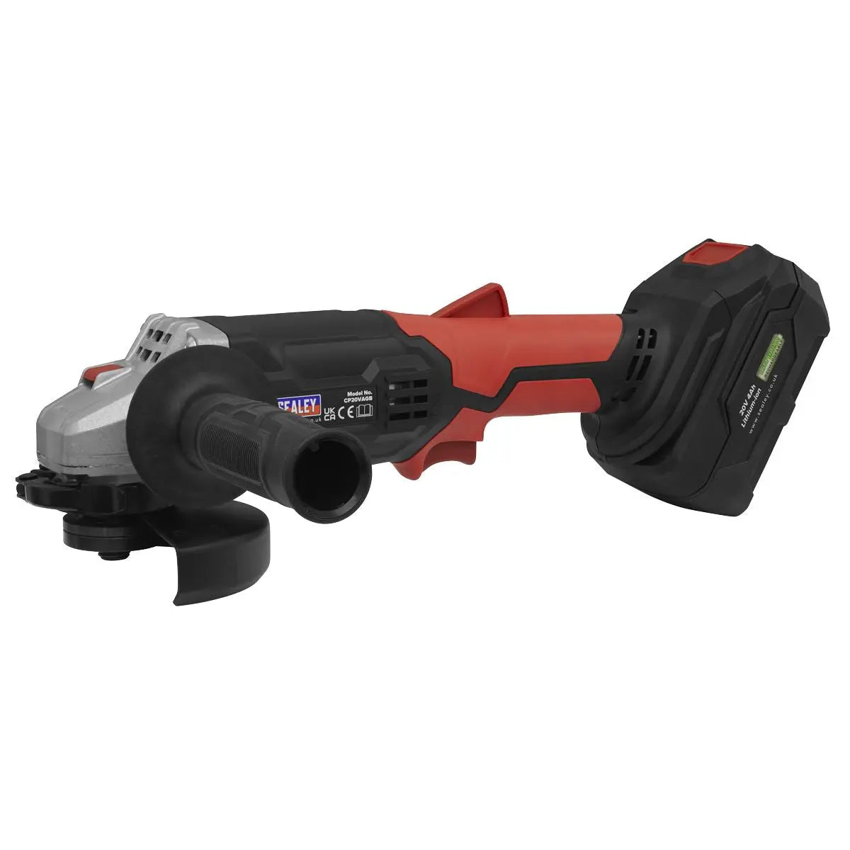 Sealey Cordless Angle Grinder Ø115mm 20V SV20 Series - Body Only