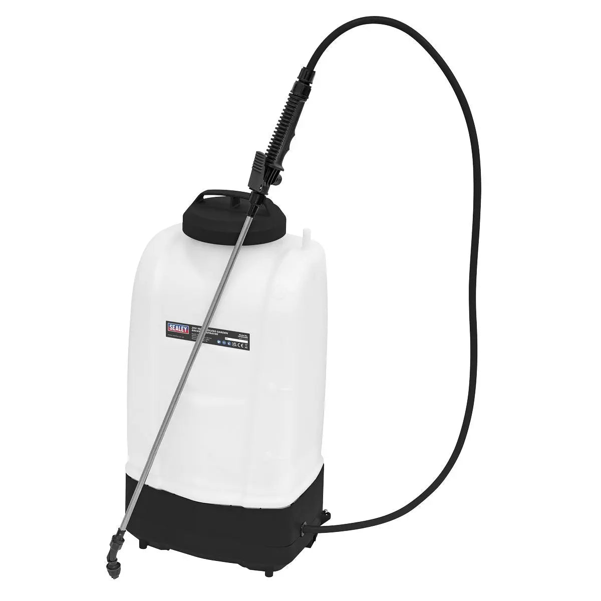 Sealey Cordless Garden Backpack Sprayer 20V SV20 Series 15L - Body Only