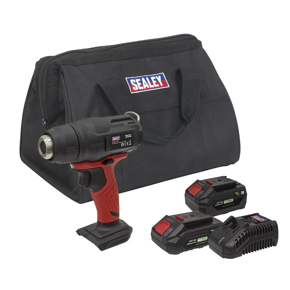 Sealey Cordless Hot Air Gun Kit 20V SV20 Series - 2 Batteries