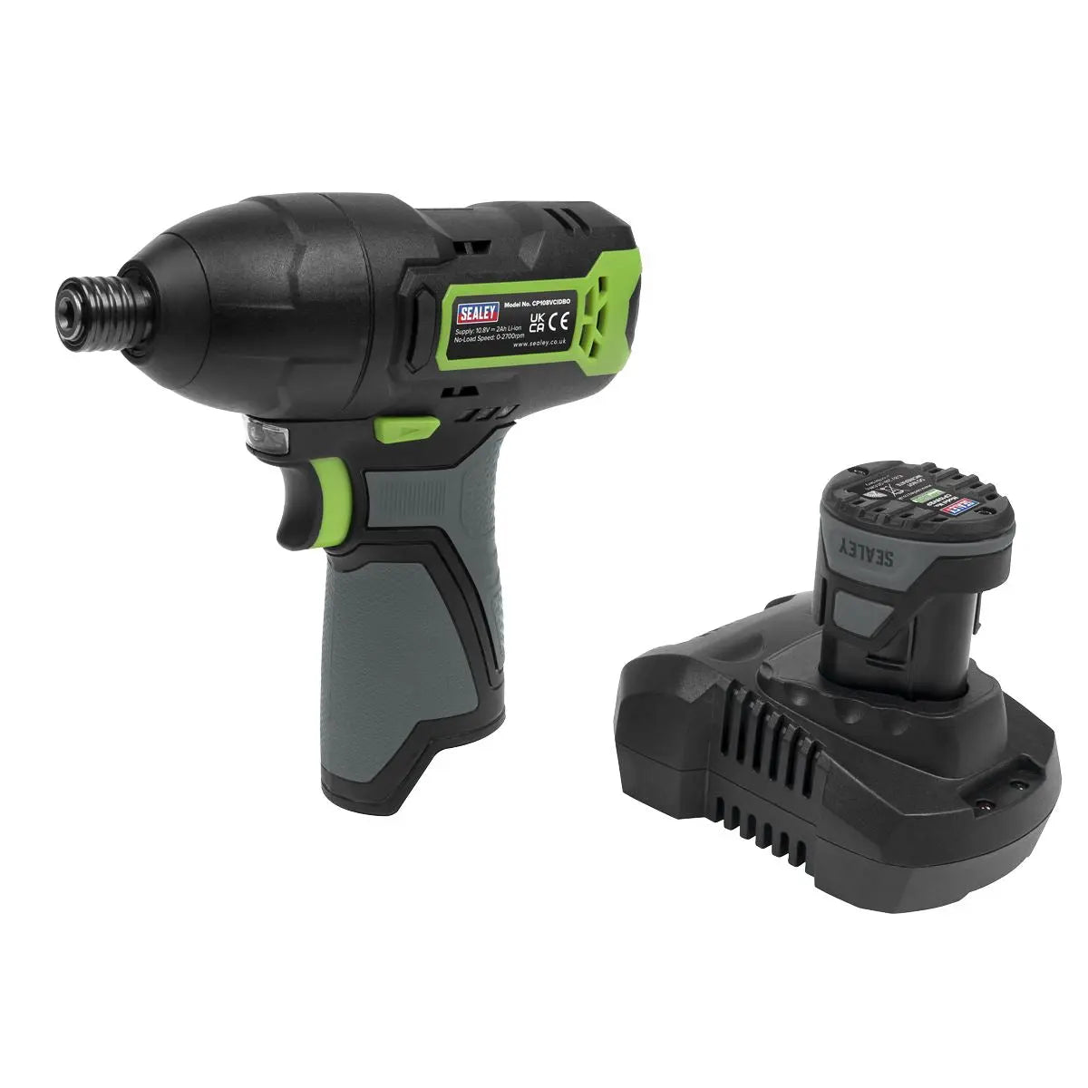 Sealey Cordless Impact Driver 1/4"Hex Drive 10.8V SV10.8 Series - Body Only