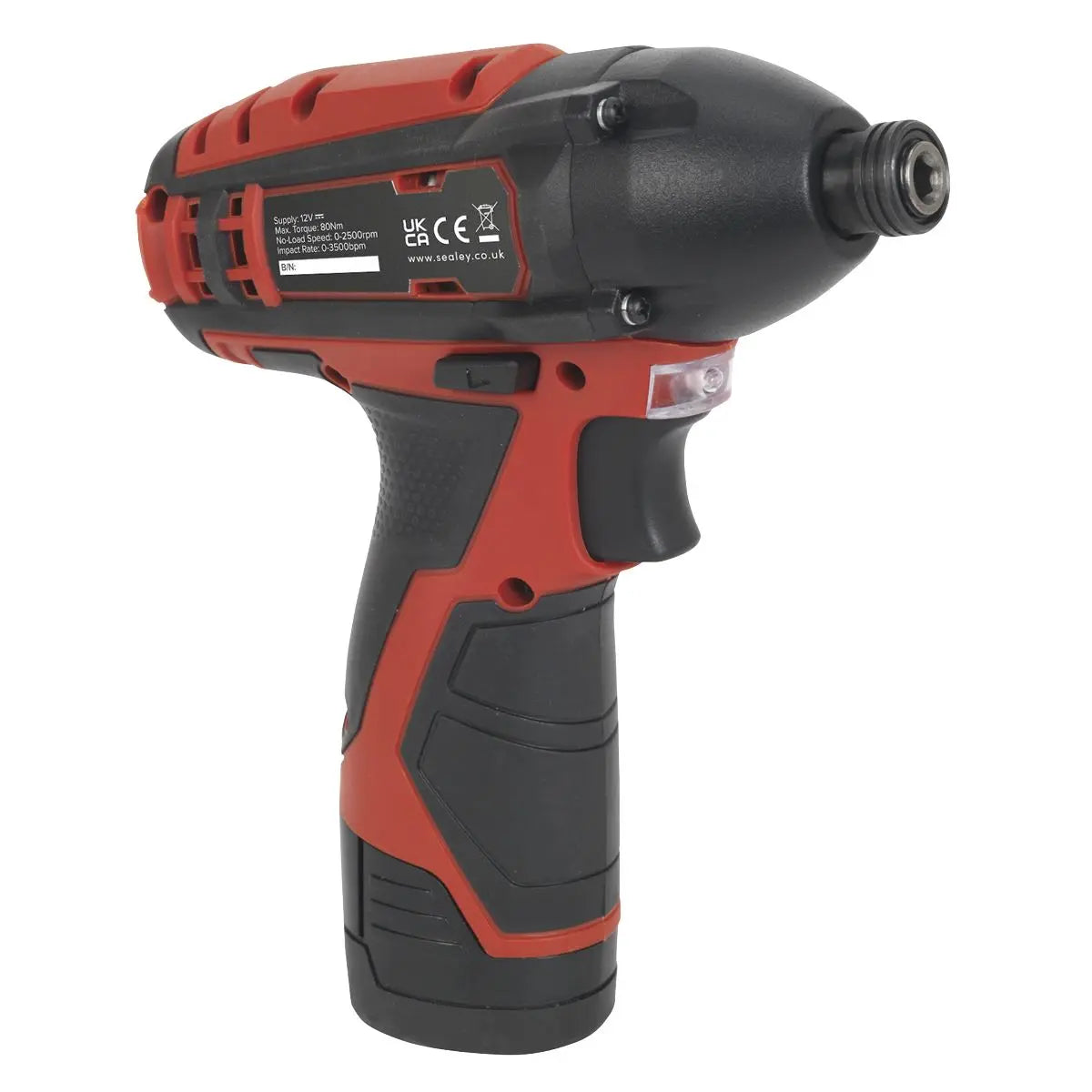 Sealey Cordless Impact Driver 1/4"Hex Drive 12V SV12 Series - Body Only