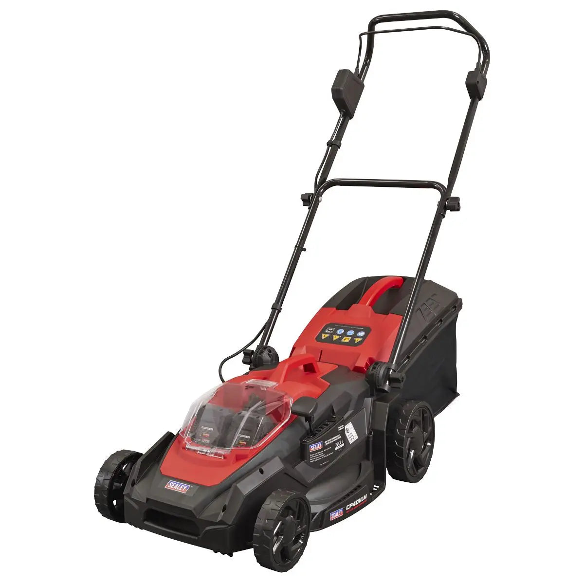 Sealey Cordless Lawn Mower 40V SV20 Series 40cm - Body Only  White Rose Tools