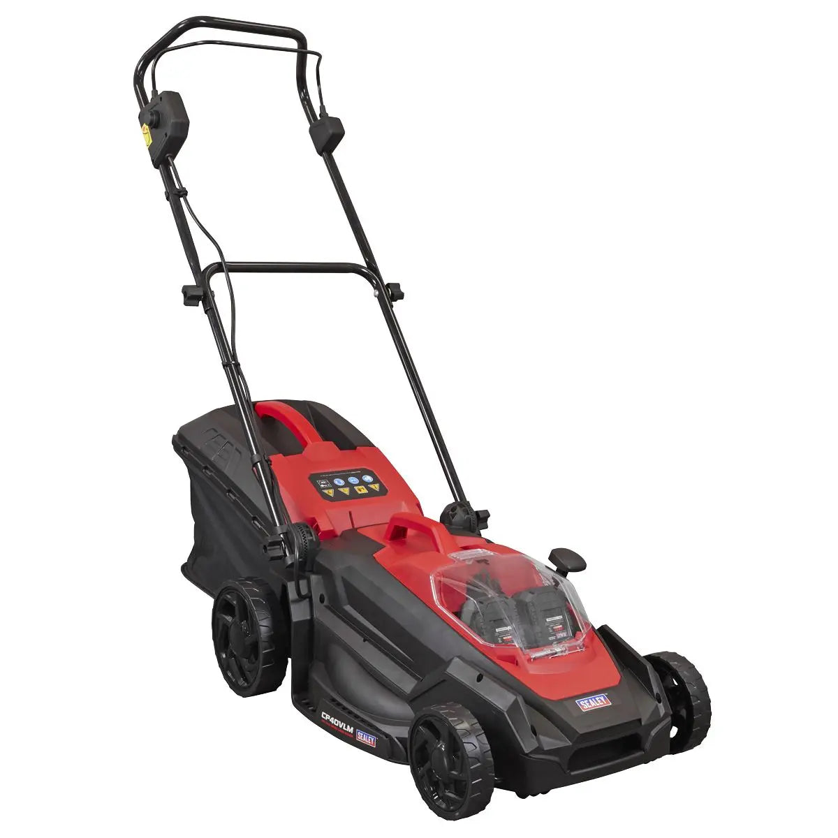 Sealey Cordless Lawn Mower 40V SV20 Series 40cm - Body Only  White Rose Tools