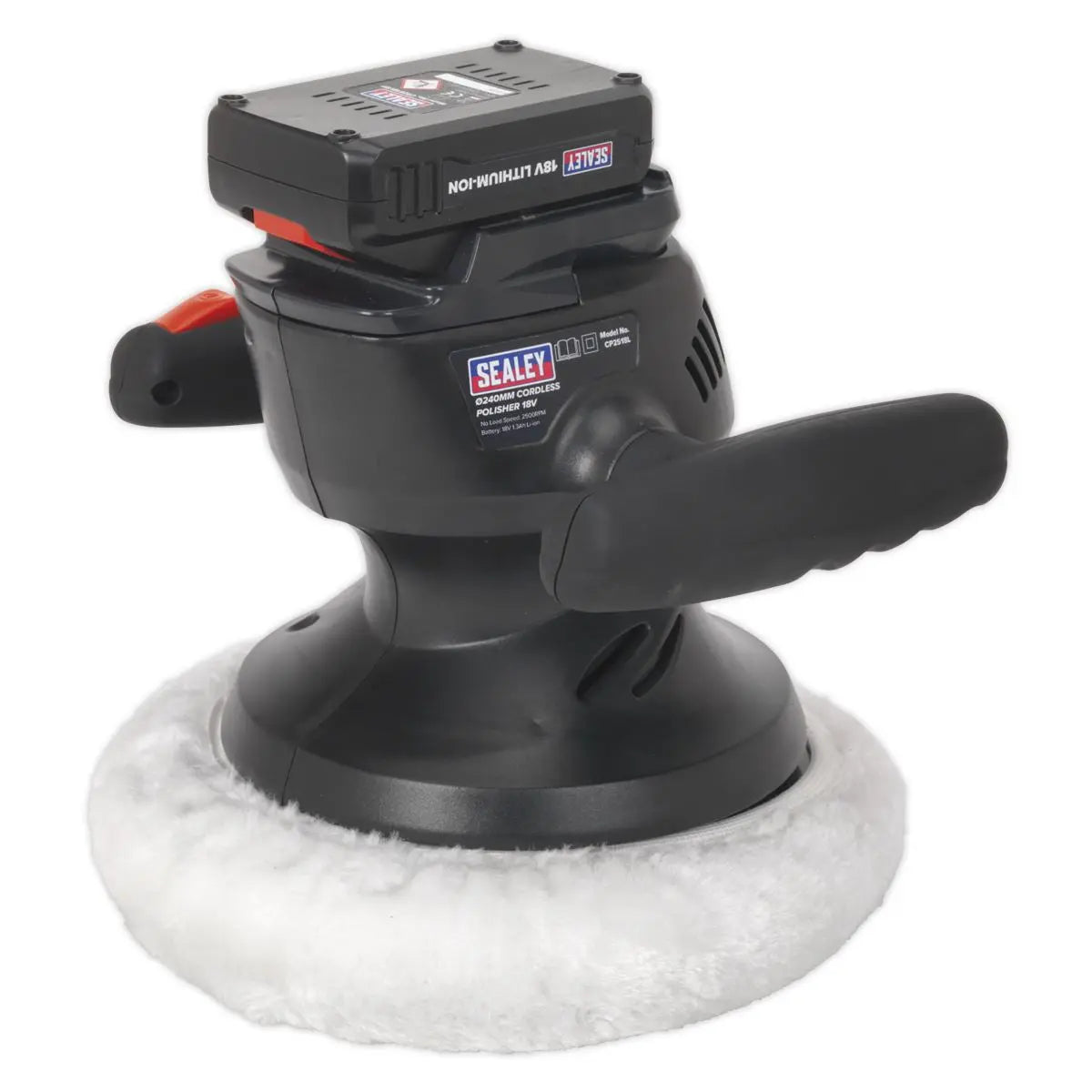 Sealey Cordless Polisher Ø240mm 18V Lithium-ion