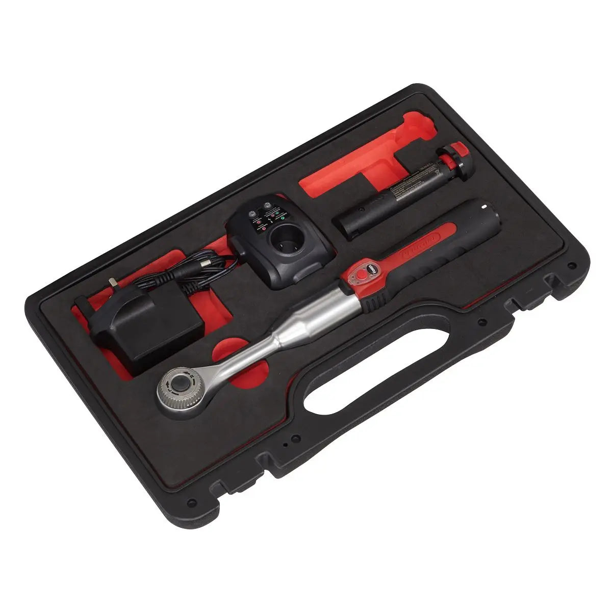 Sealey Cordless Power Speed Ratchet Wrench Kit 3/8" Drive 60 Tooth in Case
