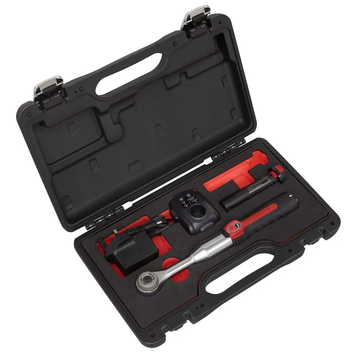 Sealey Cordless Power Speed Ratchet Wrench Kit 3/8" Drive 60 Tooth in Case