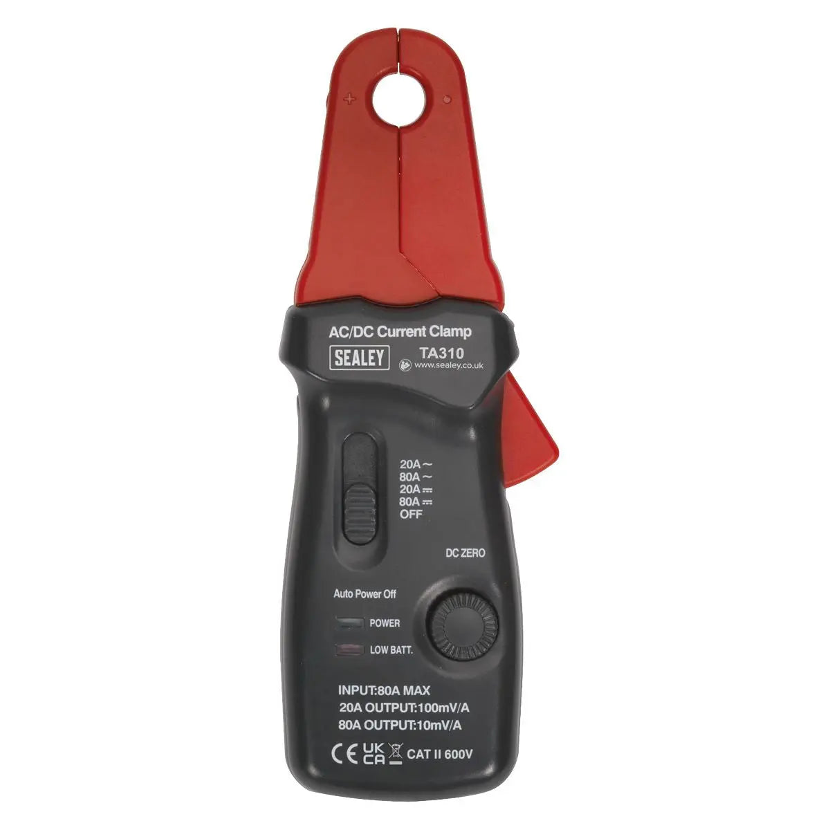 Sealey Current Clamp 20A/80A AC/DC - 12mm