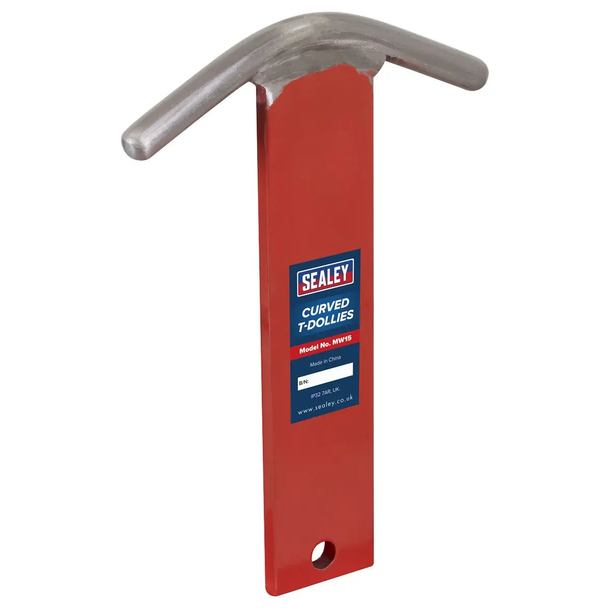 Sealey Curved T-Dollies for Sheet Metal Forming White Rose Tools