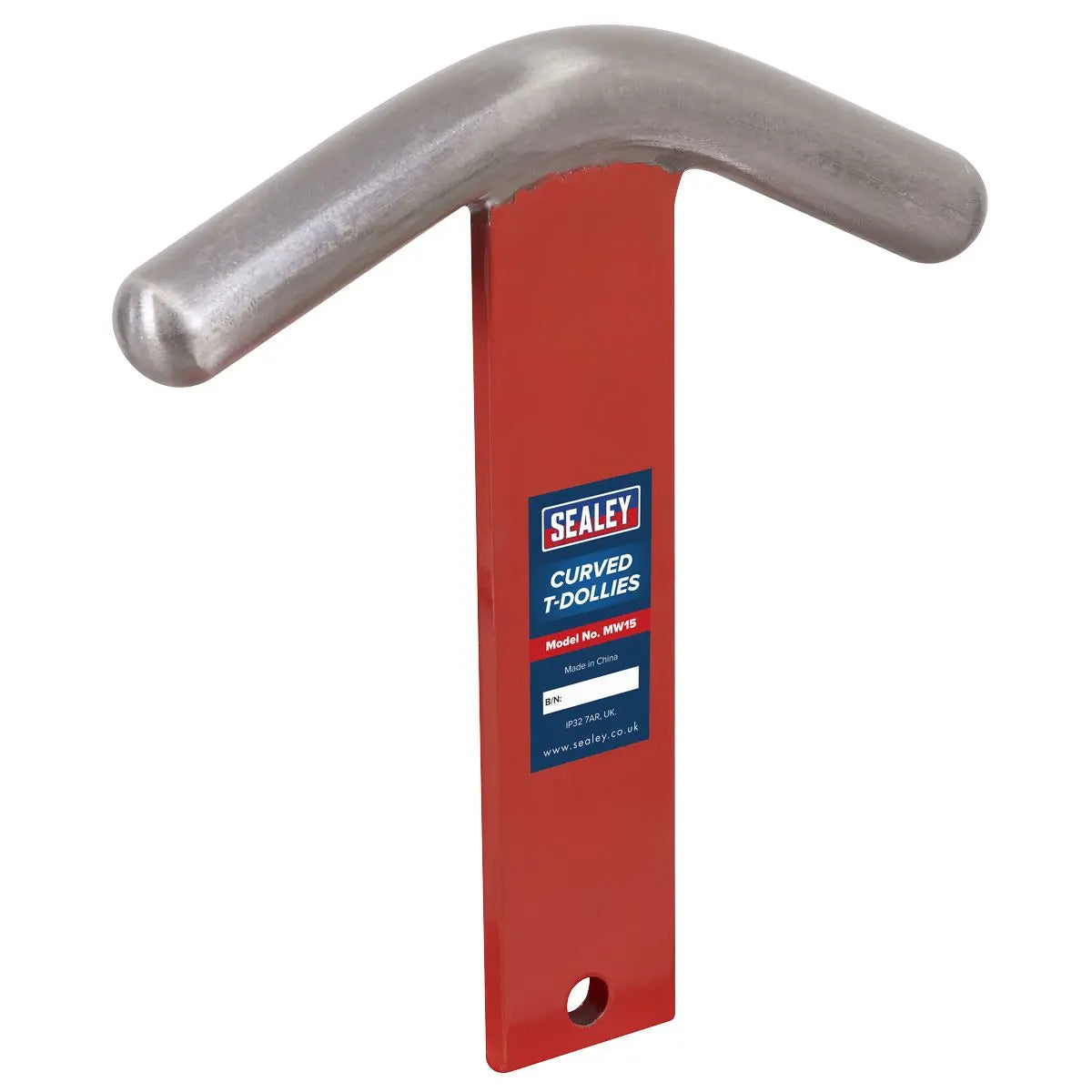 Sealey Curved T-Dollies for Sheet Metal Forming White Rose Tools