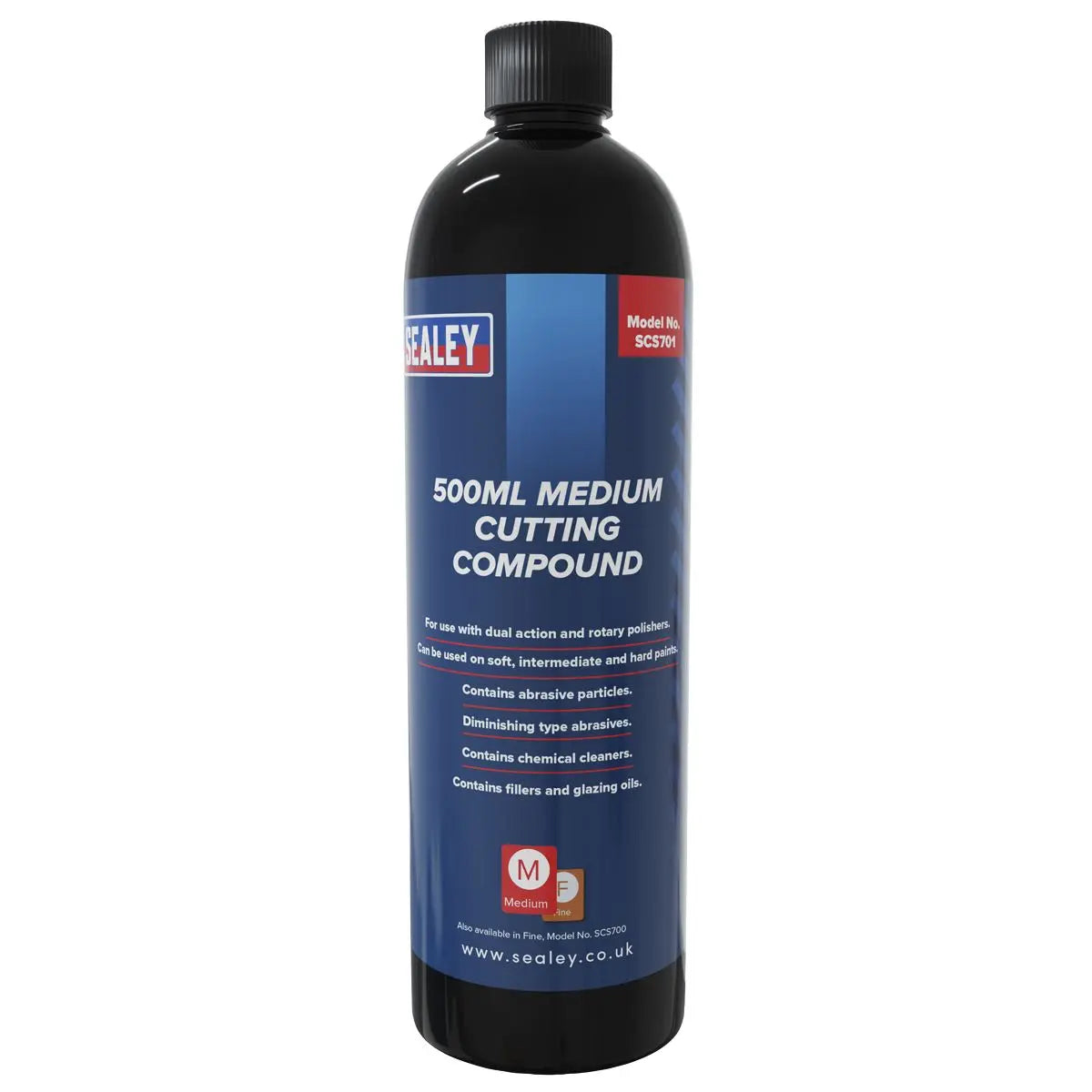 Sealey Cutting Compound Medium 500ml Polishing