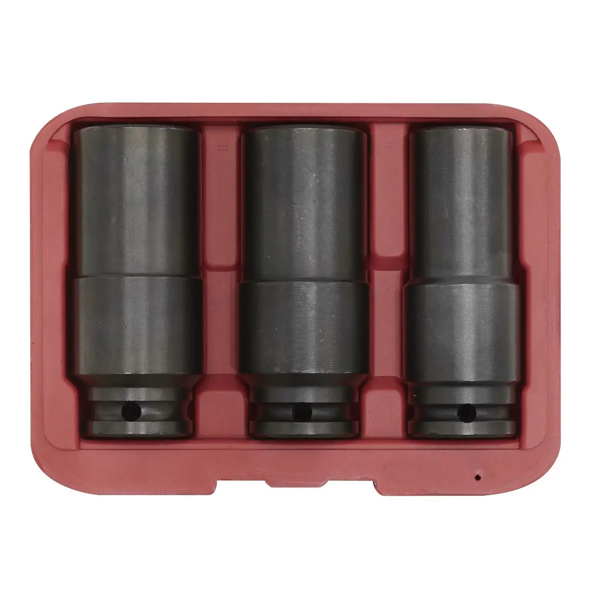 Sealey Deep Weighted Impact Socket Set 1/2"Sq Drive 3pc