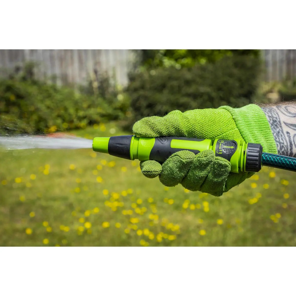 Sealey Deluxe Hose Nozzle & Connector Set 4pc White Rose Tools