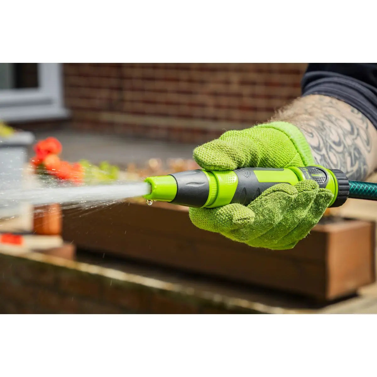 Sealey Deluxe Hose Nozzle & Connector Set 4pc White Rose Tools