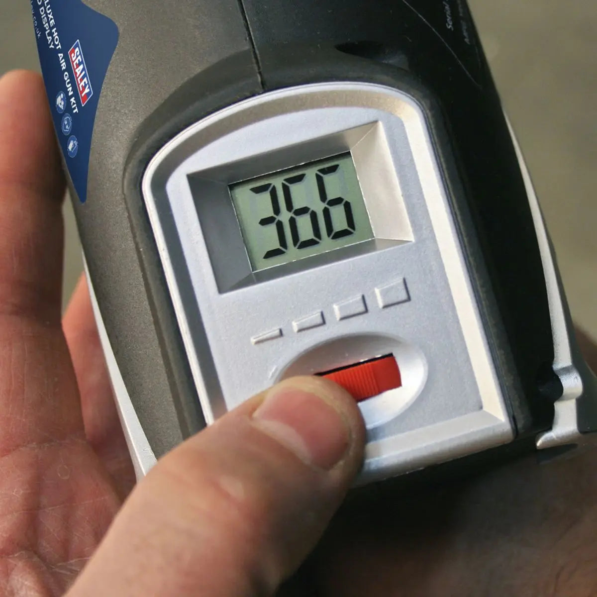 Sealey Deluxe Hot Air Gun Kit with LED Display 2000W 80-600°C