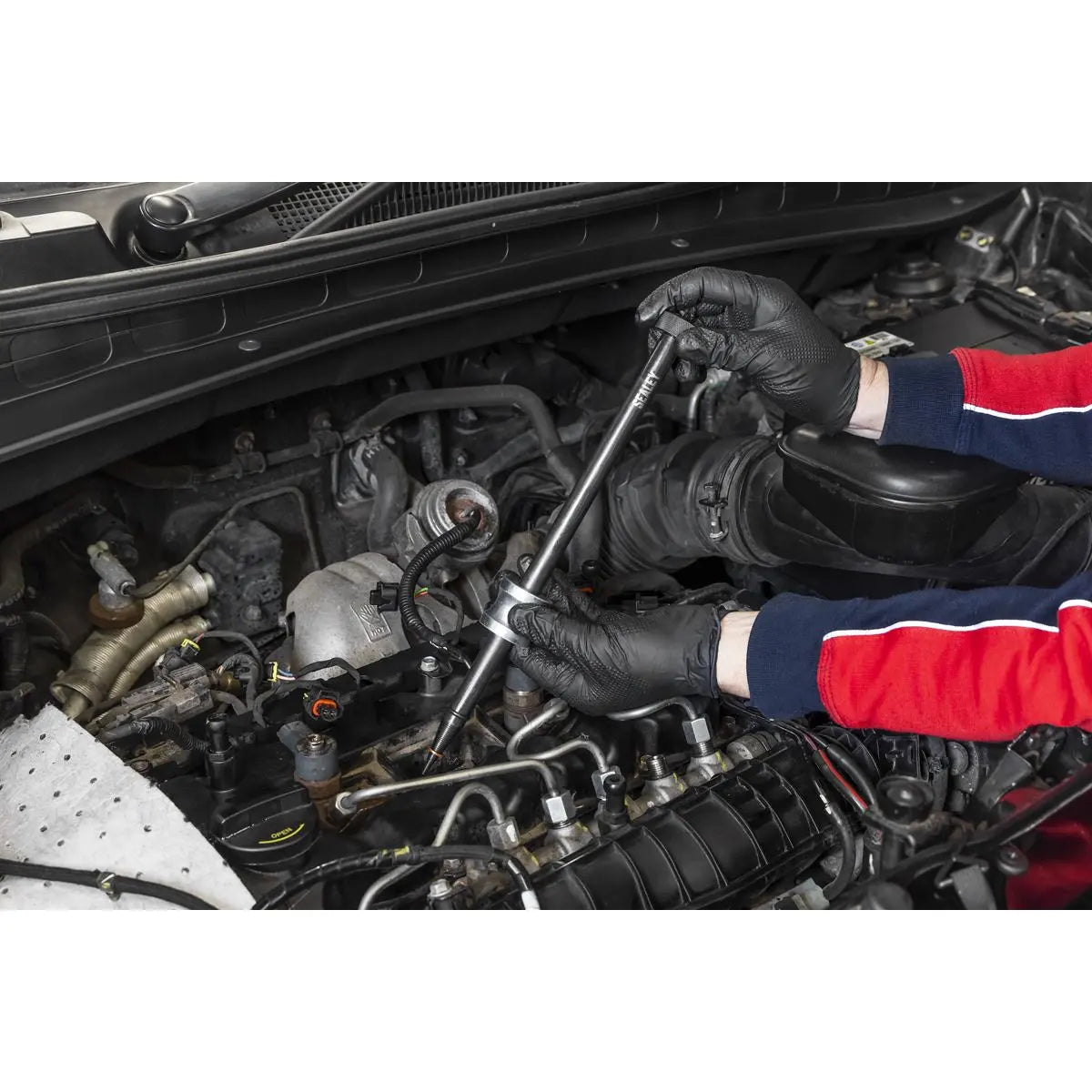 Sealey Diesel Injector Seat Cutter Set 21pc White Rose Tools