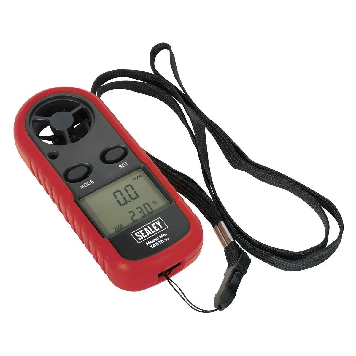 Sealey Digital Anemometer with Beaufort Scale White Rose Tools
