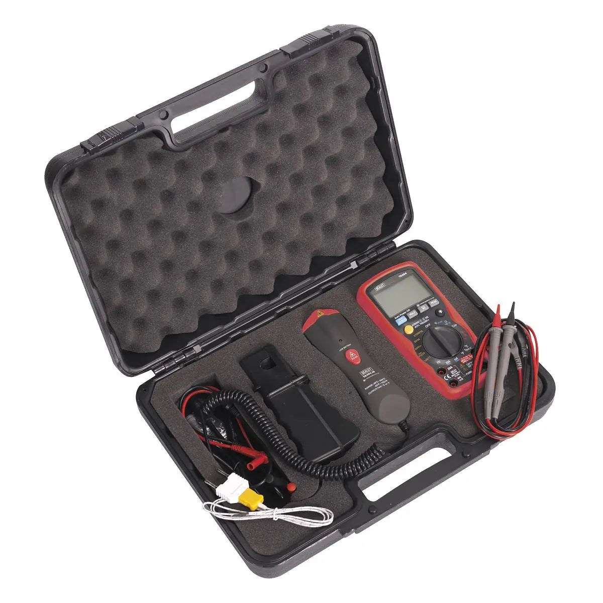Sealey Digital Automotive Analyser 15-Function with Inductive Coupler/Infrared Temperature Probe