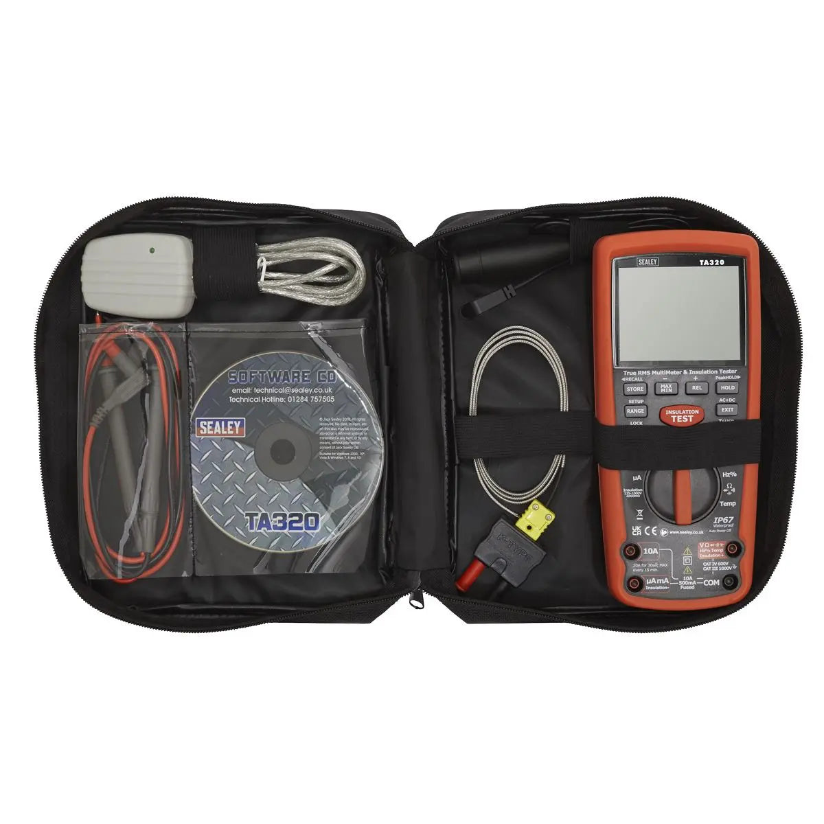 Sealey Digital Automotive Analyser/Insulation Tester - Hybrid/Electric Vehicles