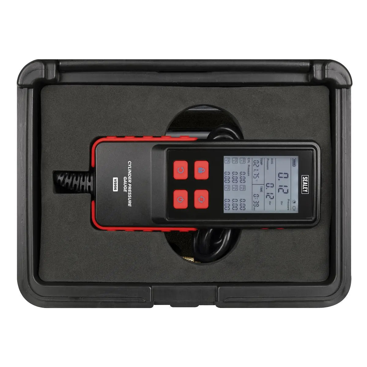 Sealey Digital Compression Test Kit 10pc White Rose Tools