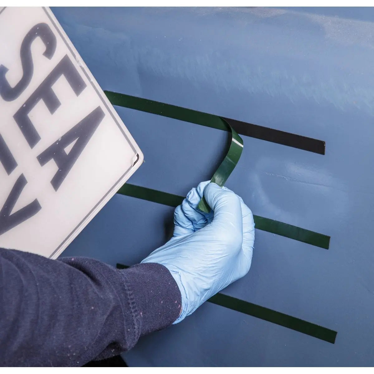 Sealey Double-Sided Adhesive Foam Tape 12mm x 10m Green Backing