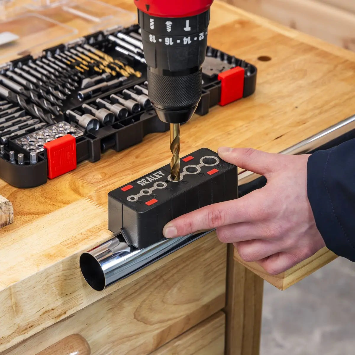 Sealey Drill Guide  White Rose Tools