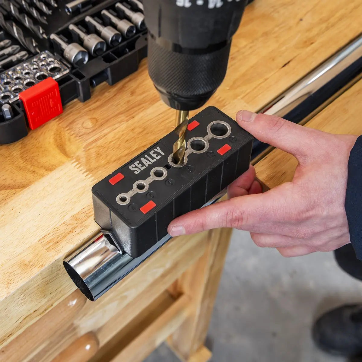 Sealey Drill Guide  White Rose Tools