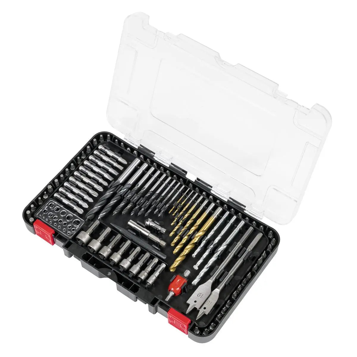 Sealey Drill & Bit Accessory Set 104pc White Rose Tools