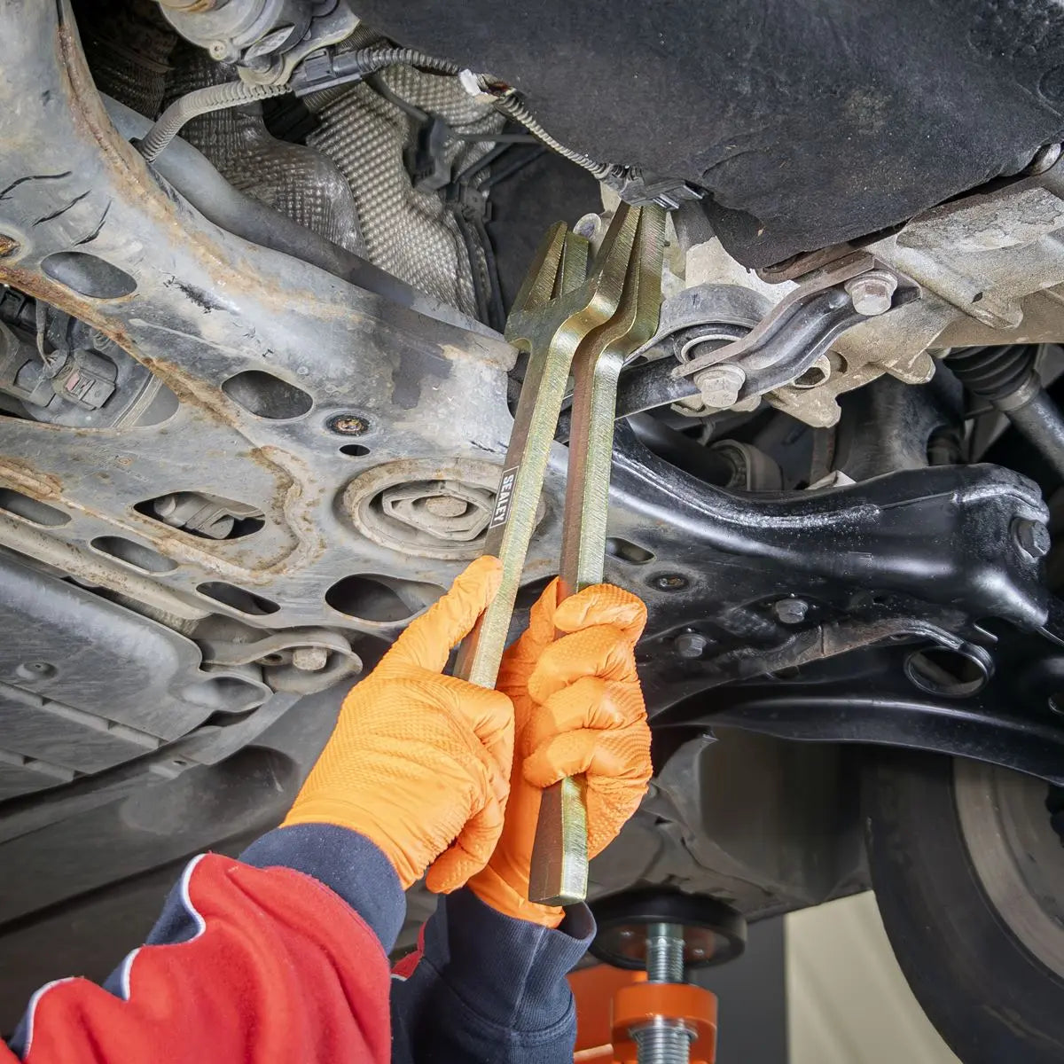 Sealey Driveshaft Extractor Fork Set 2pc White Rose Tools