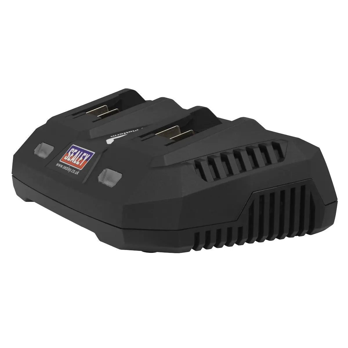 Sealey Dual Battery Charger 20V Lithium-ion for SV20 CP20V Series Cordless Power Tools