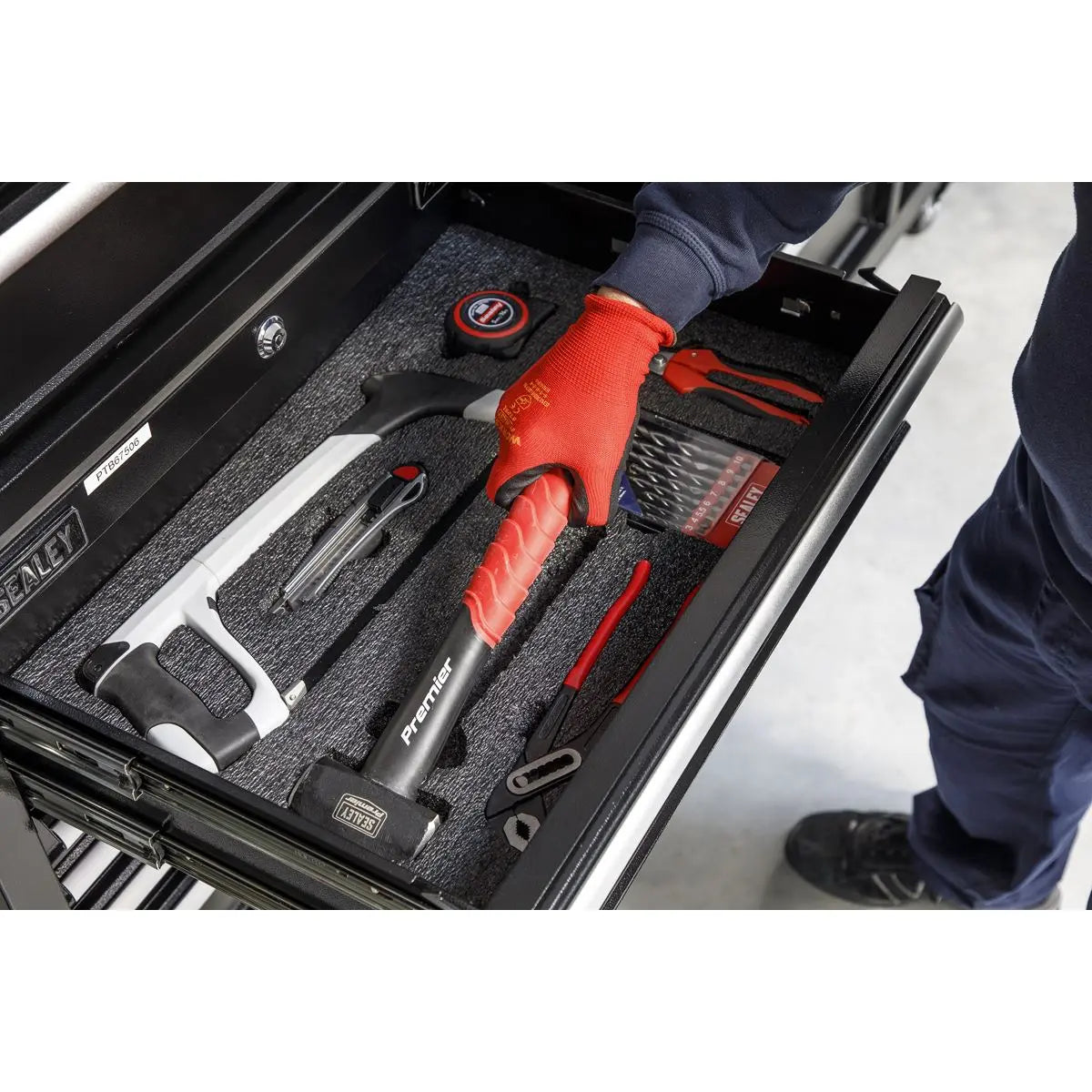 Sealey Easy Peel Shadow Foam® Black/Black 1200 x 550 x 50mm