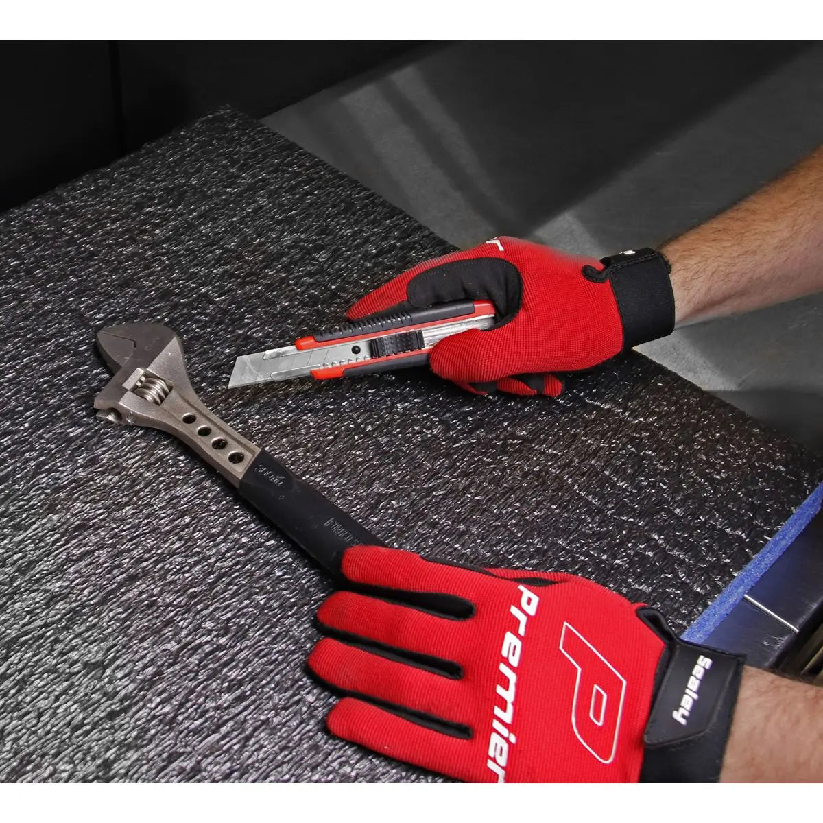 Sealey Easy Peel Shadow Foam® Blue/Black 1200 x 550 x 30mm