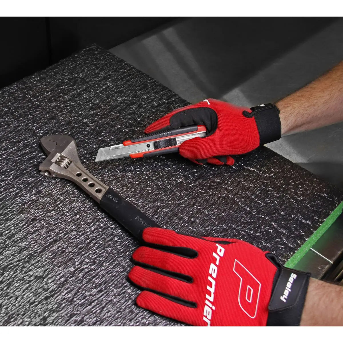 Sealey Easy Peel Shadow Foam® Green/Black 1200 x 550 x 30mm