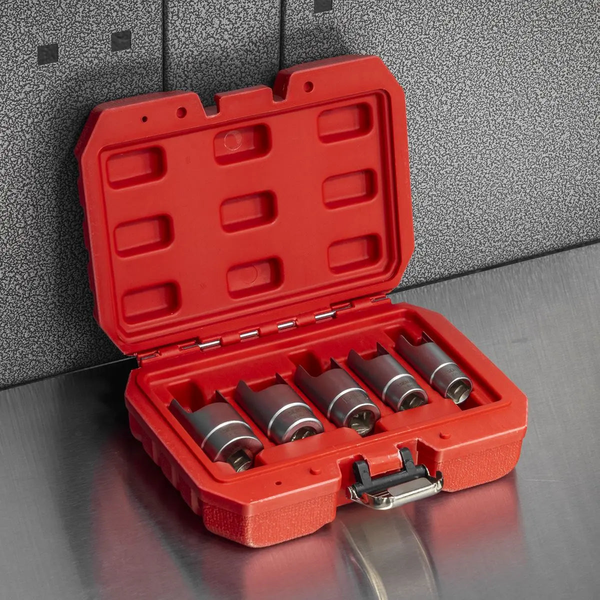 Sealey Elbow Connector Socket Set 3/8"Sq Drive 5pc  White Rose Tools