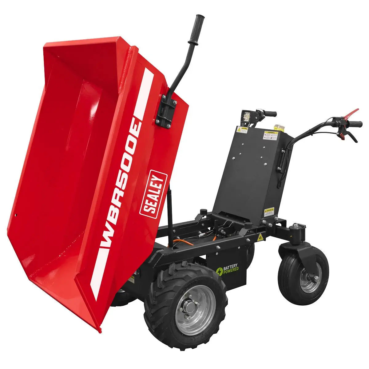 Sealey Electric Mini Dumper 500kg Capacity White Rose Tools