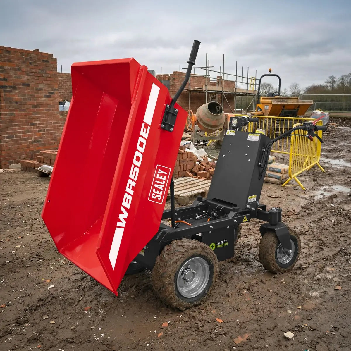 Sealey Electric Mini Dumper 500kg Capacity White Rose Tools