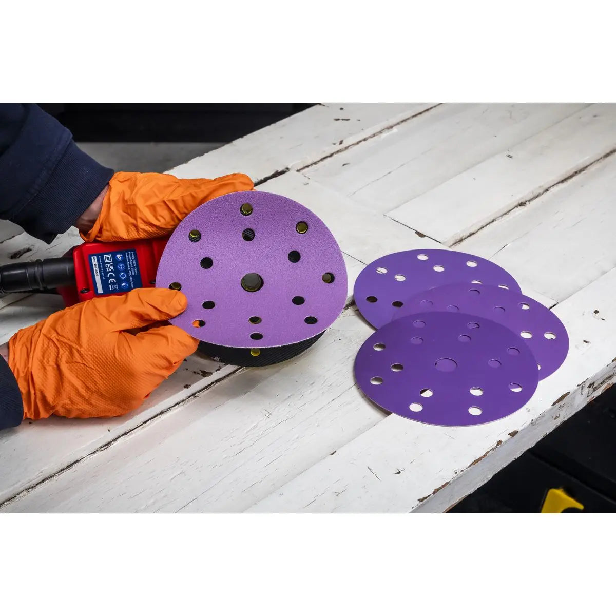 Sealey Electric Palm Sander Ø150mm Variable Speed 350W