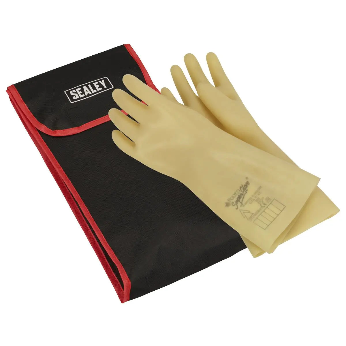 Sealey Electrician's Gloves Bag White Rose Tools