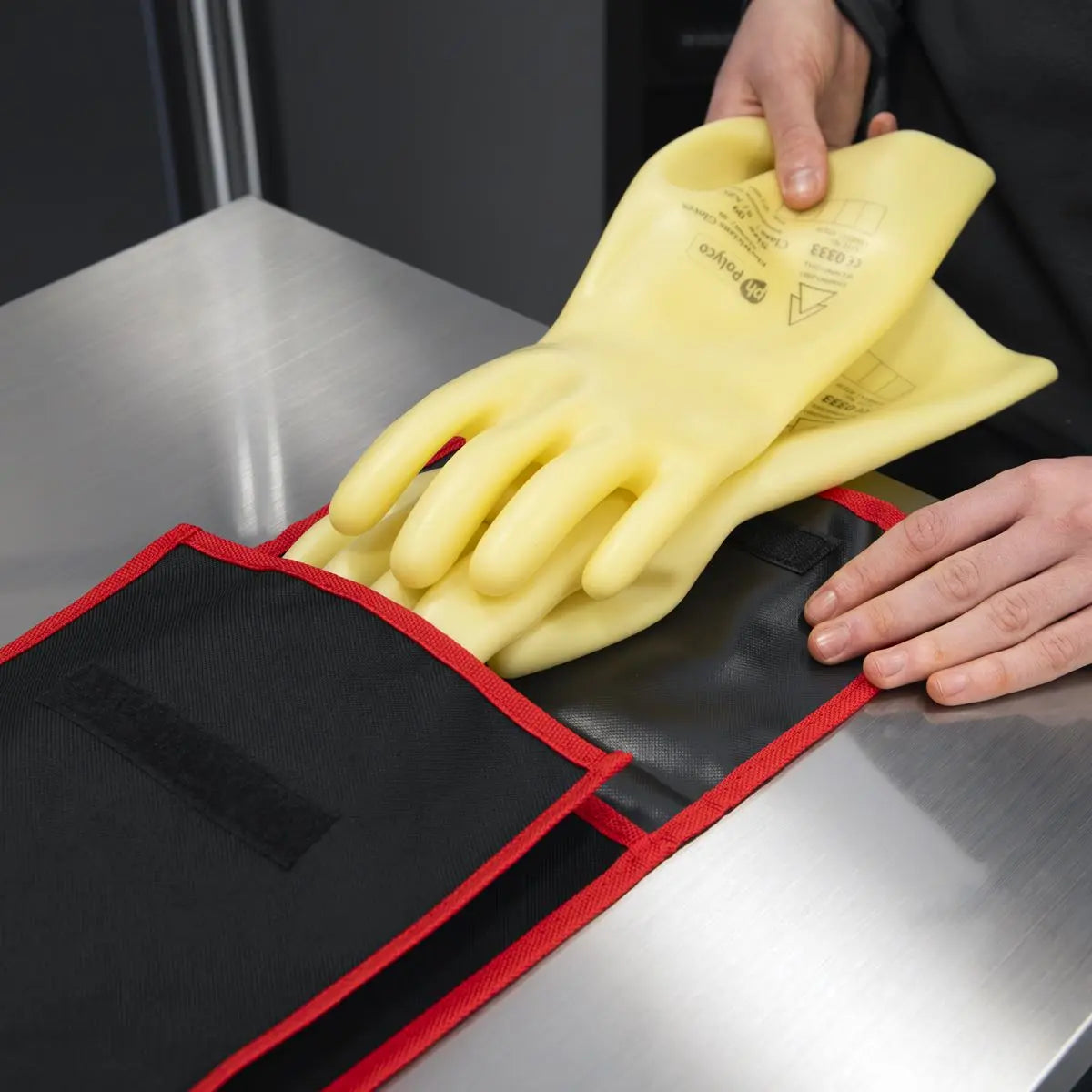 Sealey Electrician's Gloves Bag White Rose Tools