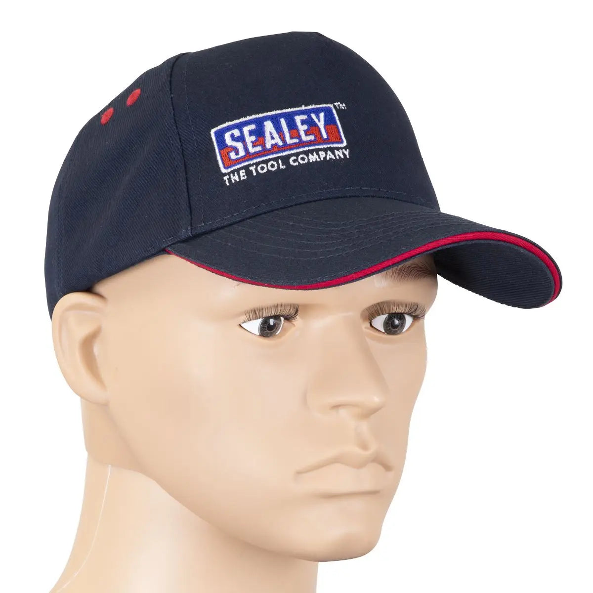 Sealey Embroidered Baseball Cap  White Rose Tools