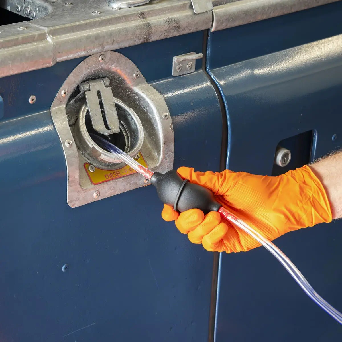 Sealey Emergency Fuel Transfer Syphon Pump for Petrol/Diesel/Water/Low Viscosity Fluids - 1.7m Hose White Rose Tools