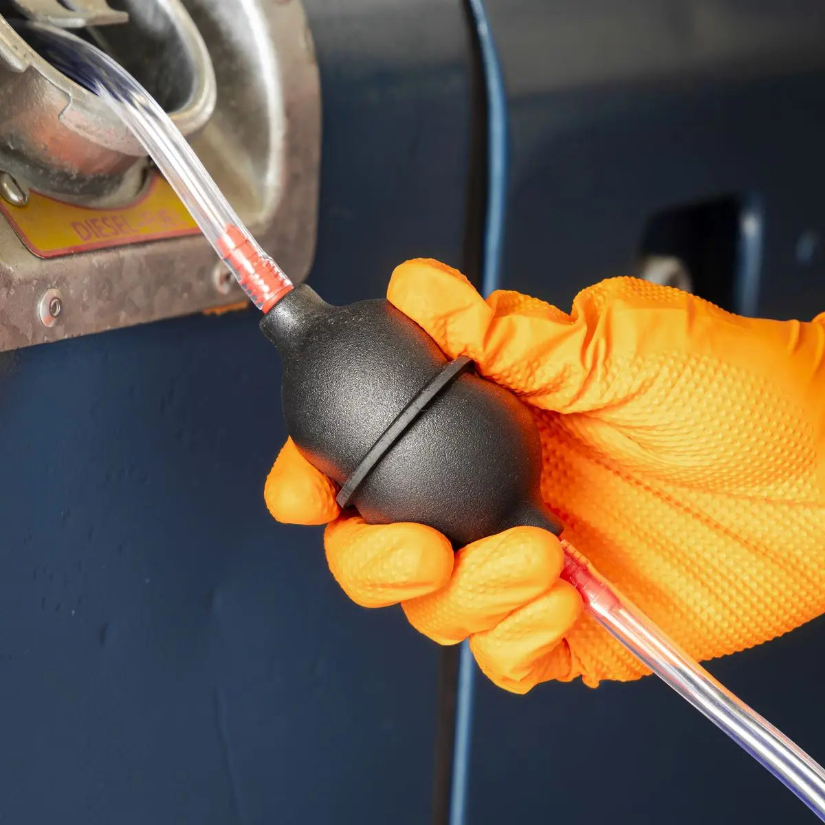 Sealey Emergency Fuel Transfer Syphon Pump for Petrol/Diesel/Water/Low Viscosity Fluids - 1.7m Hose White Rose Tools