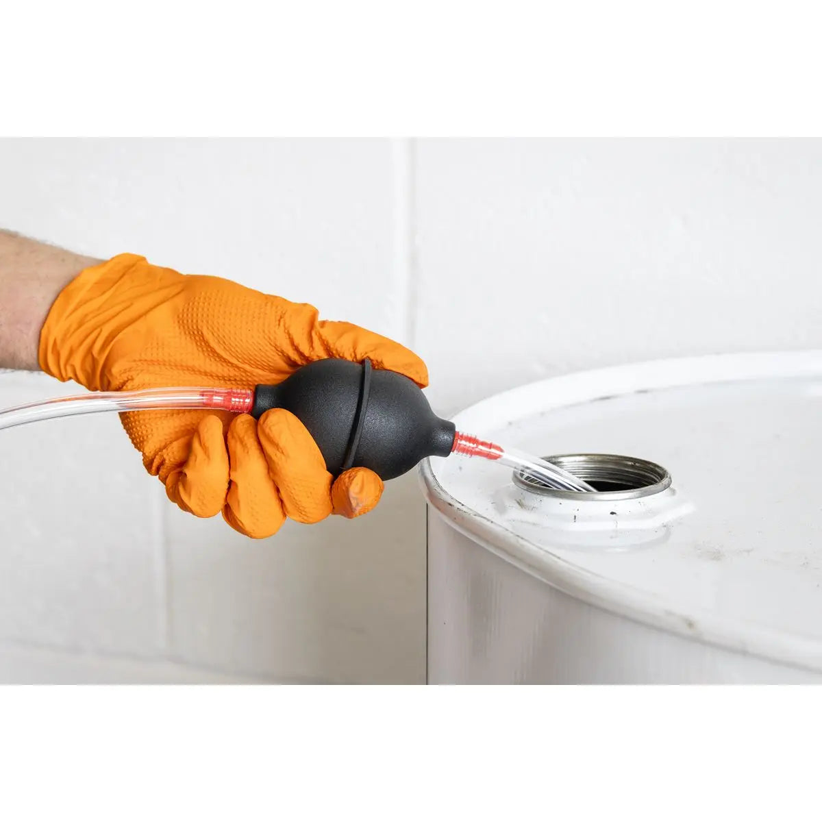 Sealey Emergency Fuel Transfer Syphon Pump for Petrol/Diesel/Water/Low Viscosity Fluids - 1.7m Hose White Rose Tools