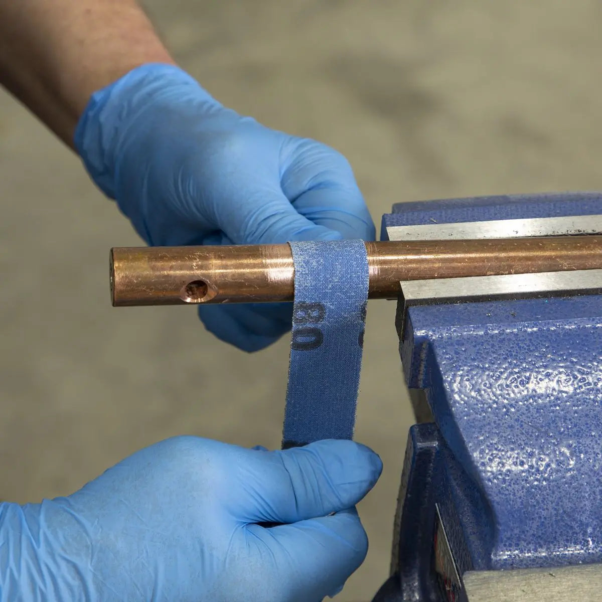 Sealey Emery Roll Blue Twill 25mm x 25m 80Grit