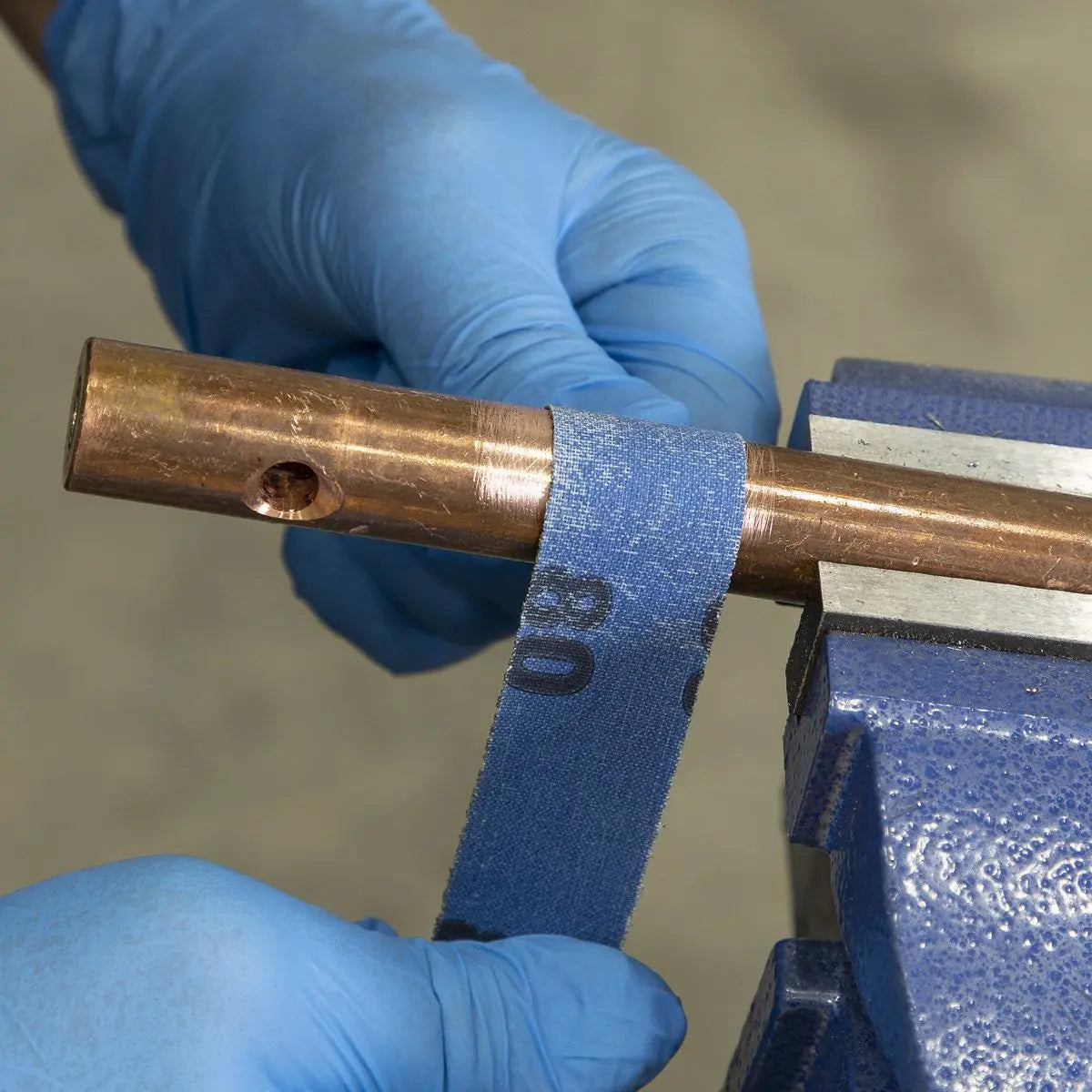 Sealey Emery Roll Blue Twill 25mm x 25m 80Grit