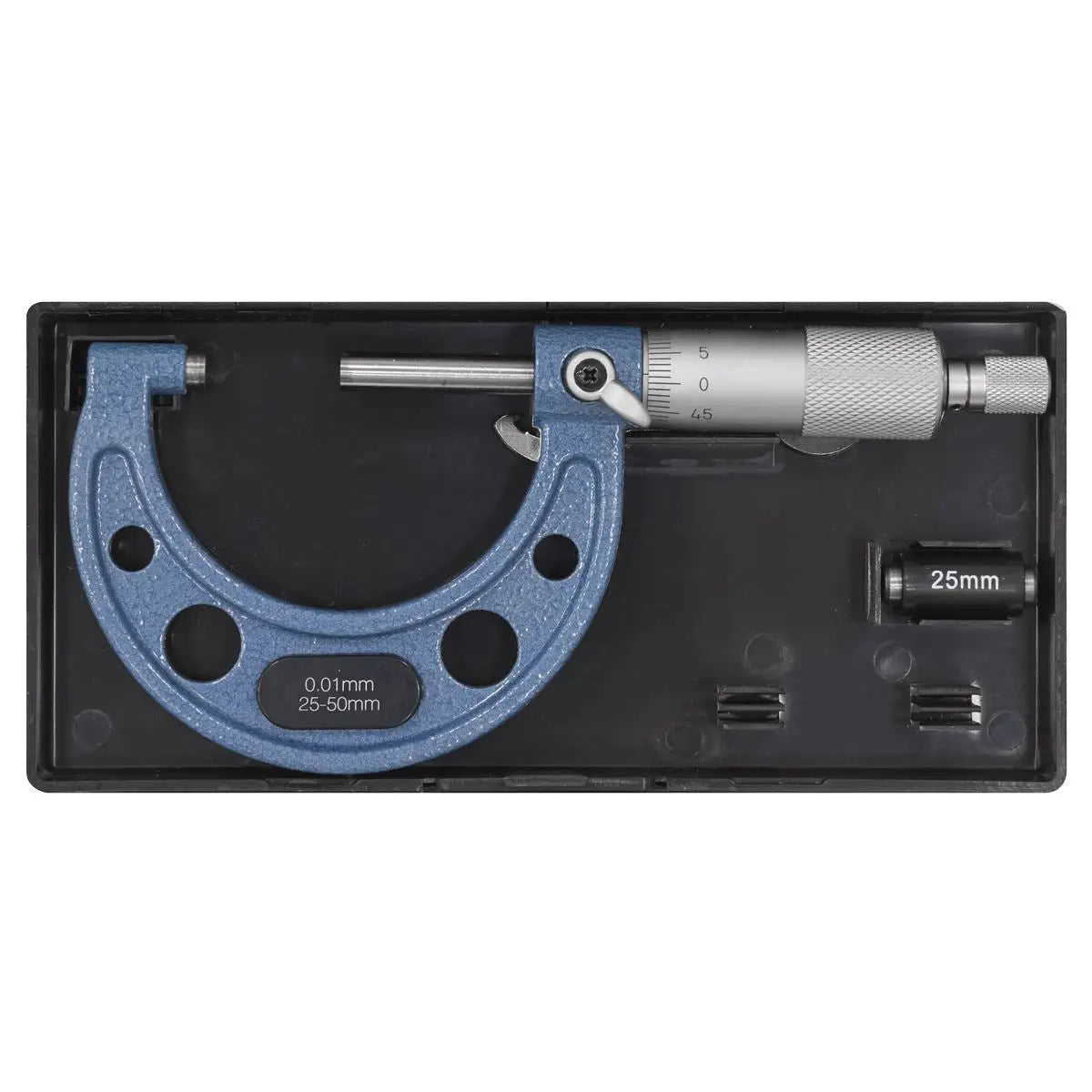 Sealey External Micrometer 25-50mm White Rose Tools