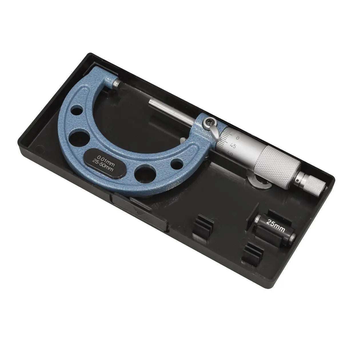 Sealey External Micrometer 25-50mm White Rose Tools