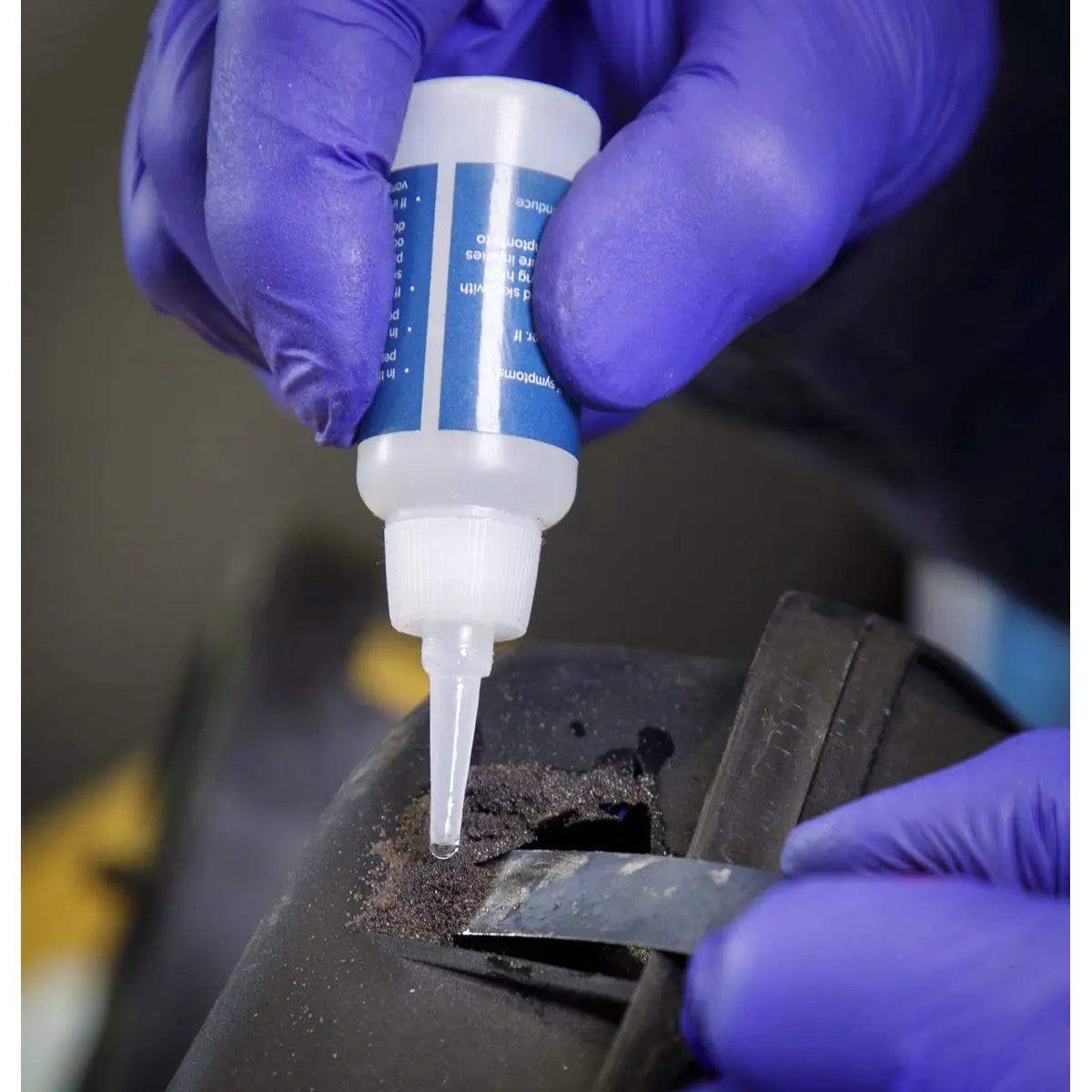 Sealey Fast Fix Filler and Adhesive Two Part Repair System Black