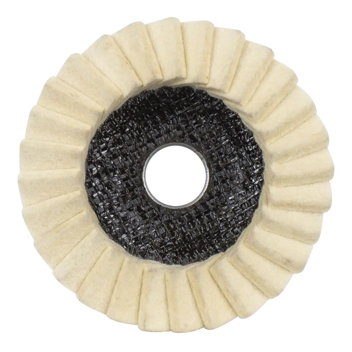 Sealey Felt Flap Disc Ø115mm Ø22mm Bore - Pack of 5 White Rose Tools