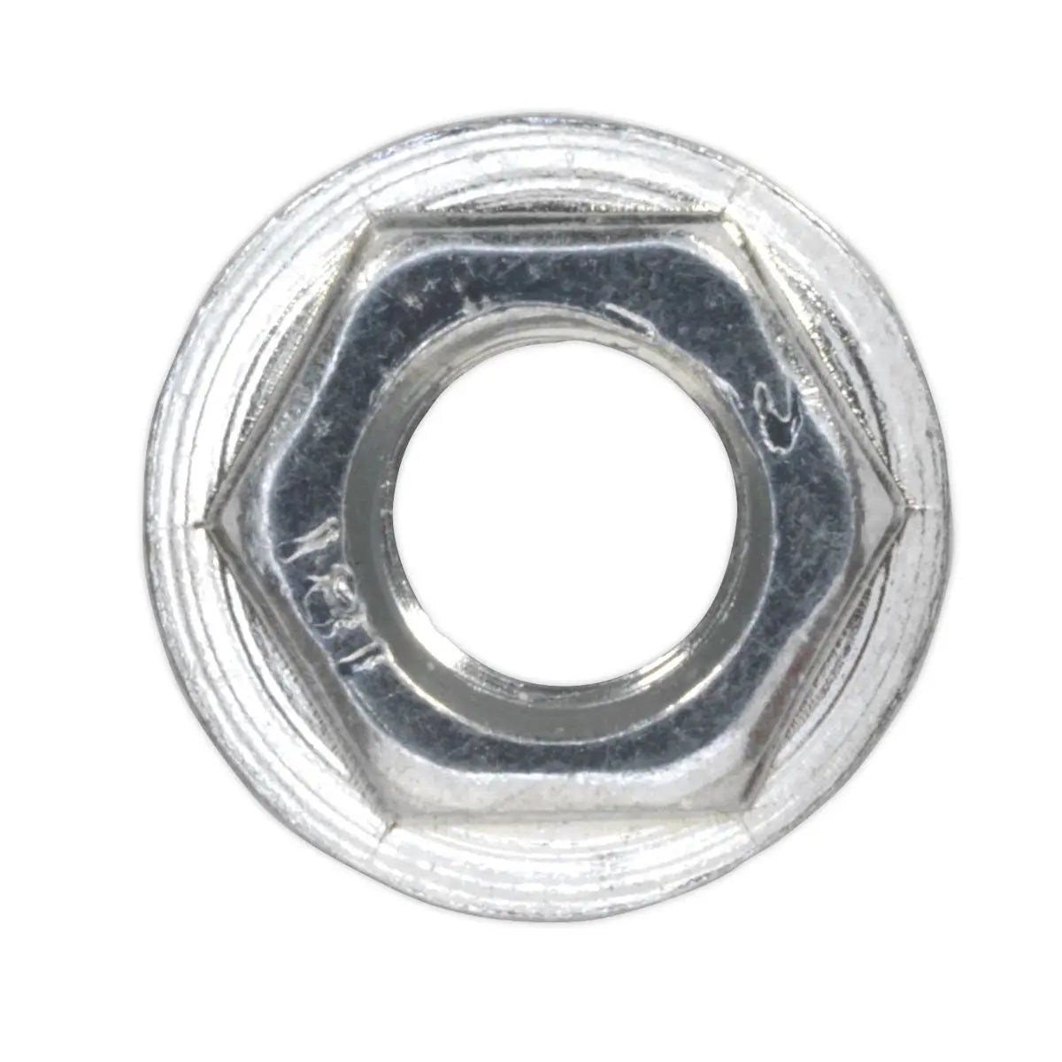 Sealey Flange Nut Serrated M5 Zinc Pack of 100