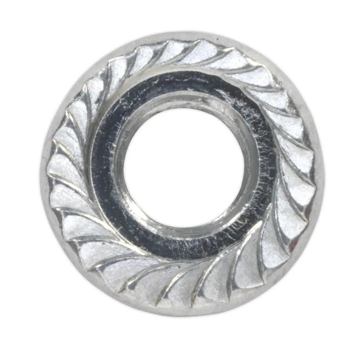 Sealey Flange Nut Serrated M5 Zinc Pack of 100
